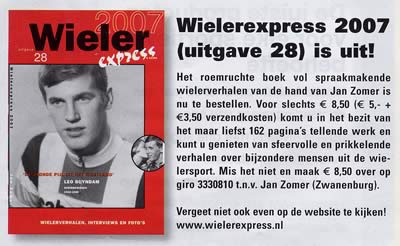 Recensie Wielerexpress: Wielerexpress 2007 (uitgave 28) is uit!