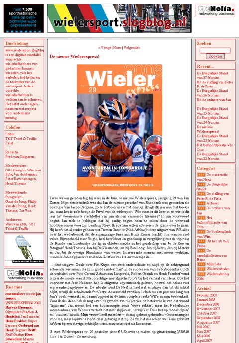 Recensie Wielerexpress: De nieuwe Wielerexpress!