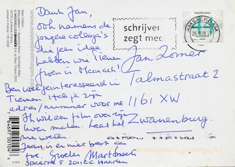 Recensie Wielerexpress: Briefkaart van Mart Smeets