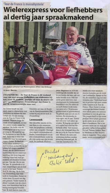 Recensie Wielerexpress: Wielerexpress voor liefhebbers al dertig jaar spraakmakend