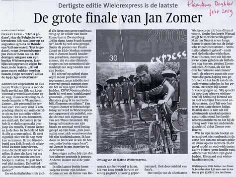 Recensie Wielerexpress: De grote finale van Jan Zomer