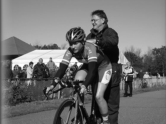 Roxane Knetemann en een zorgzame vader