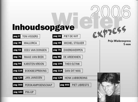 Wielerexpress 2006 - Henk Lubberding 16 wielerjaren bij Peter Post