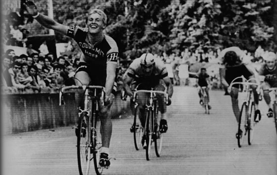 Leo Duyndam: Winst op de baan van Bayonne in de Tour 1972