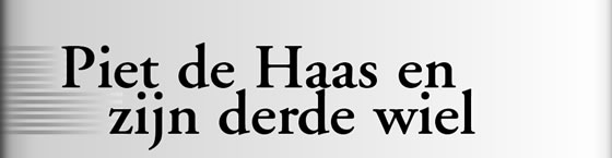 Wielerexpress 2007 - Piet de Haas en zijn derde wiel