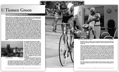 Wielerexpress 2008 - Tiemen Groen in Zwanenburg bij de Vlaamse Reuzen
